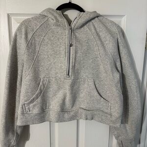 lululemon athletica scuba oversized half zip hoodie